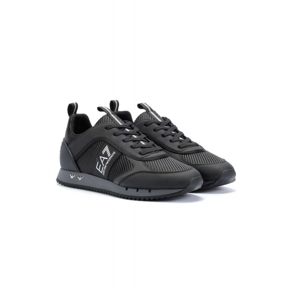 EA7 Emporio Armani X8X185 Trainers - U460 Triple Black/Silver
