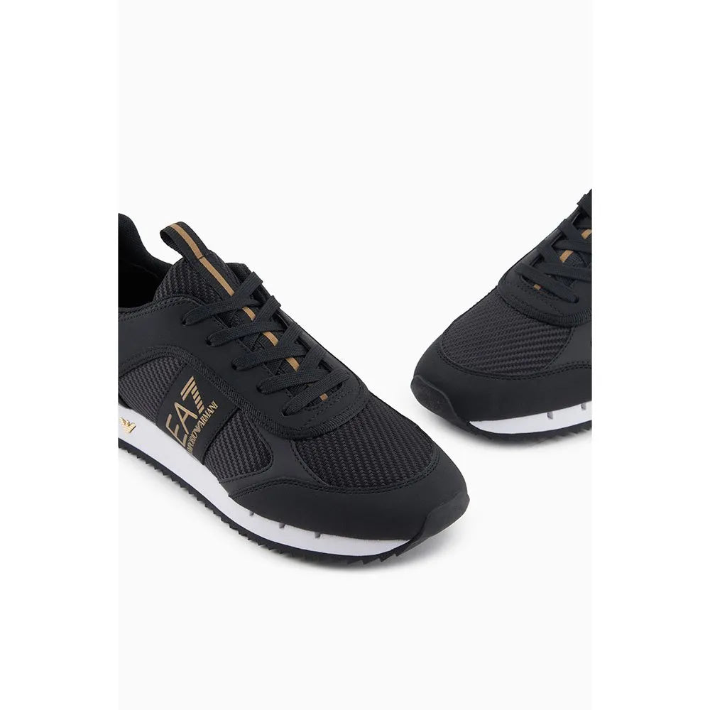 EA7 Emporio Armani X8X185 Trainers Black/Gold – Vault Menswear
