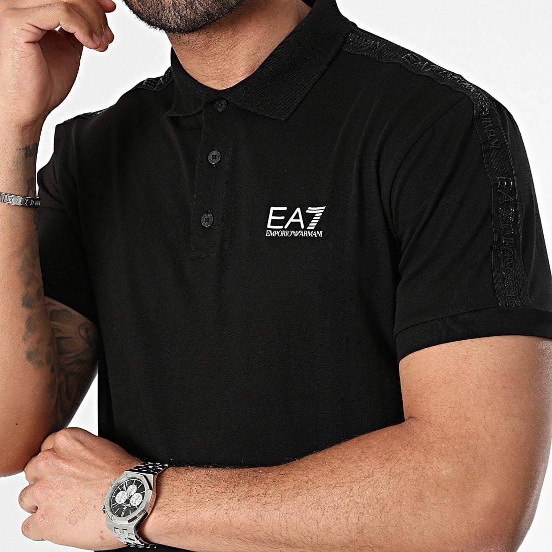 EA7 Emporio Armani Polo Shirt Black