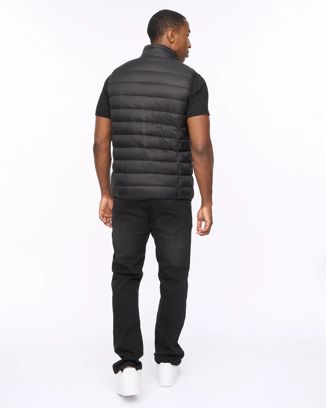 Crosshatch Gattering Gilet - Black