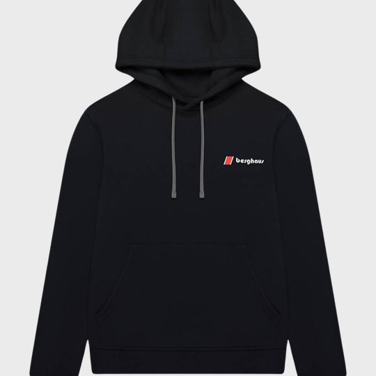 Berghaus Heritage Small Logo Hoodie Black