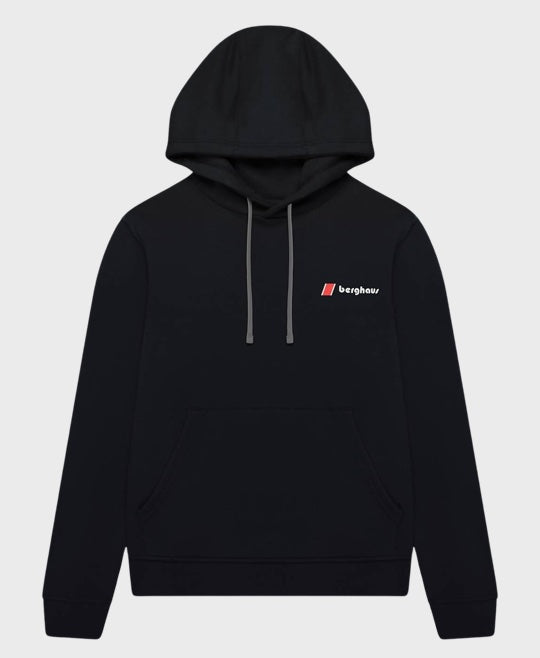 Berghaus Heritage Small Logo Hoodie Black