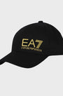 Ea7 Emporio Armani Woven Baseball Cap 28121 Black/Gold
