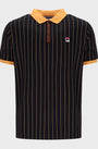 Fila Bb1 Classic Vintage Polo Shirt Black/Yellow