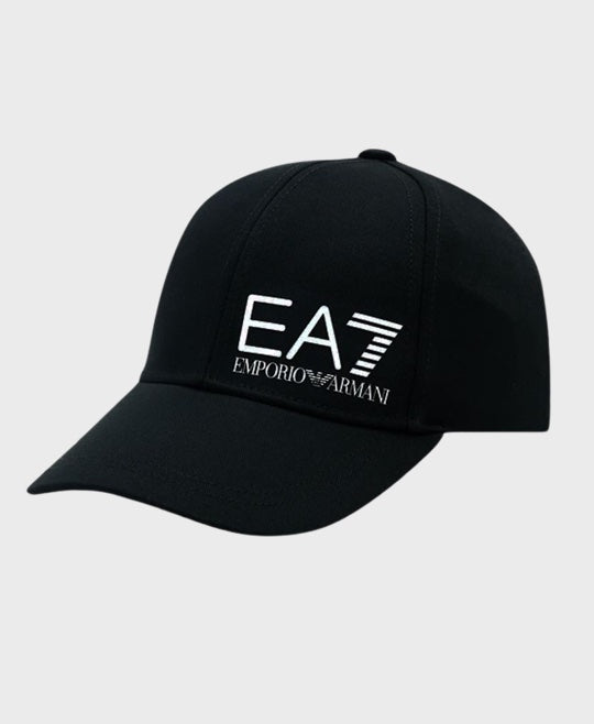 Ea7 Emporio Armani Woven Baseball Cap 28221 Black/White