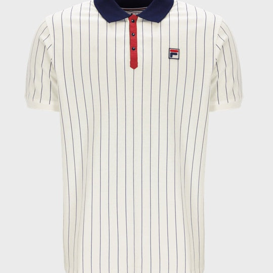 Fila Bb1 Classic Vintage Polo Shirt Gardenia