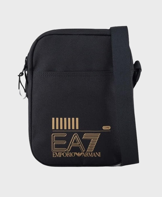 EA7 Emporio Armani Woven Sholder Bag - 26121 Black/Gold