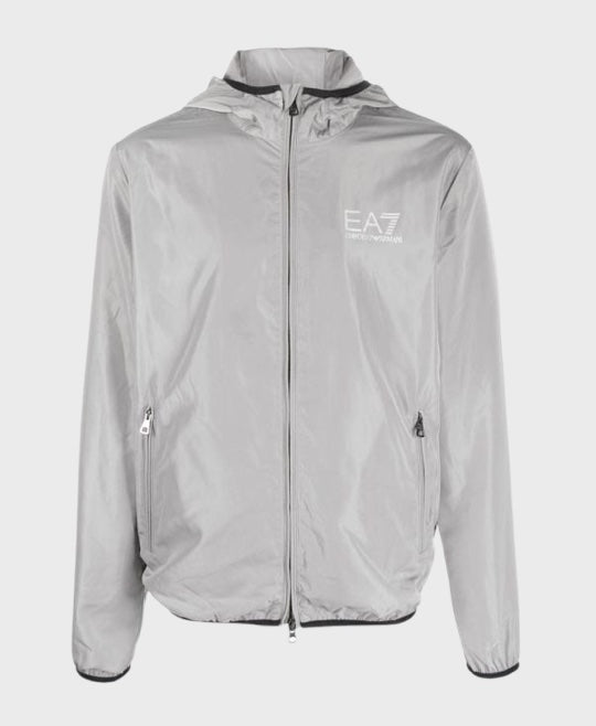 Ea7 Emporio Armani 8Npb04 Woven Bomber Jacket 1920 Gray Flannel