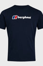 Berghaus Organic Big Classic Logo T-Shirt Navy