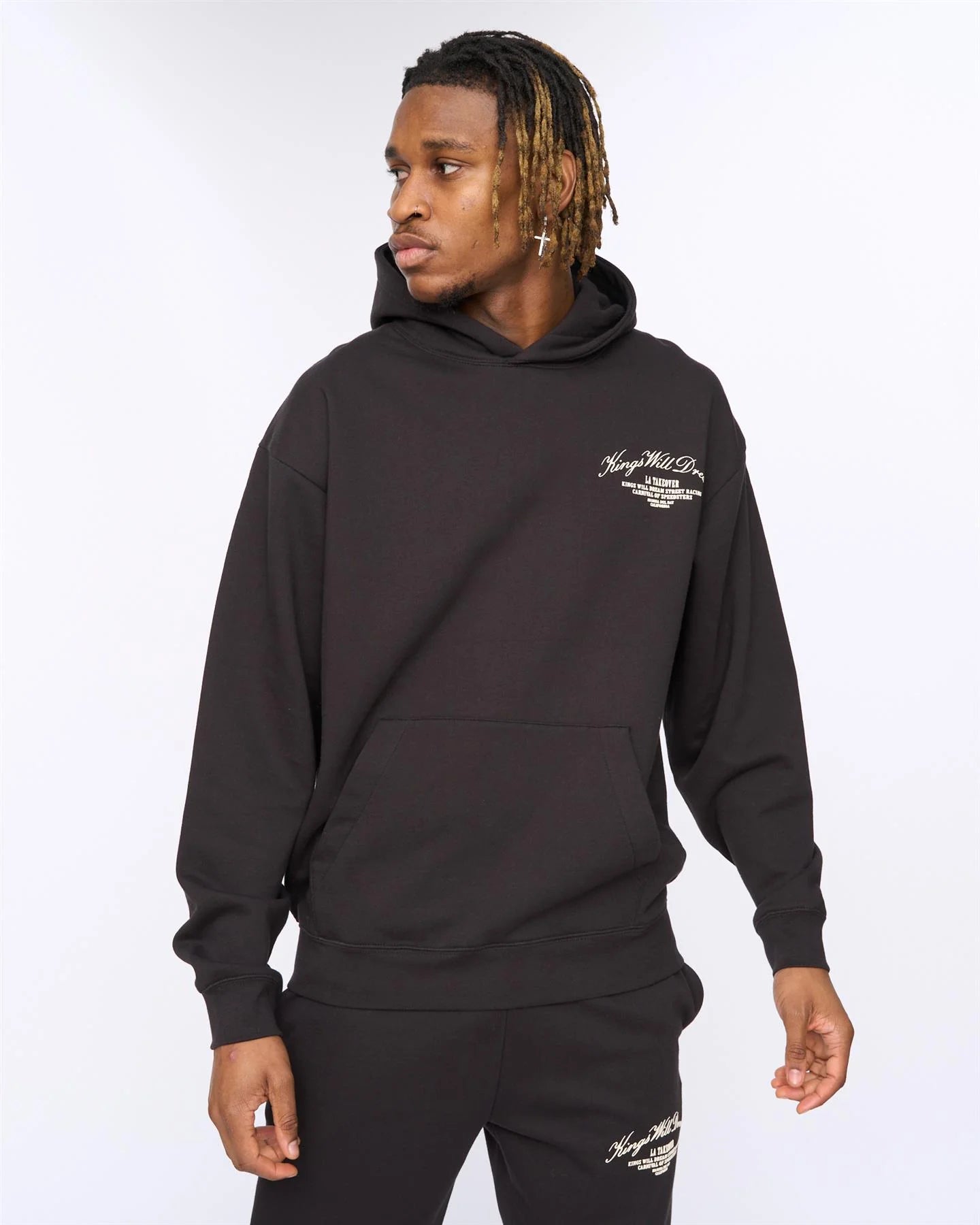 Kings Will Dream Arch Oversized Hoodie - Black