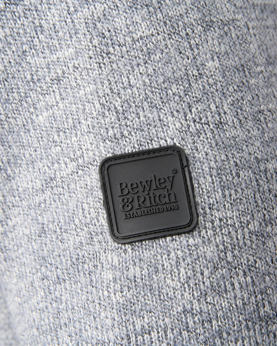 Bewley & Ritch Tonbridge Cable Knit - Light Grey Marl