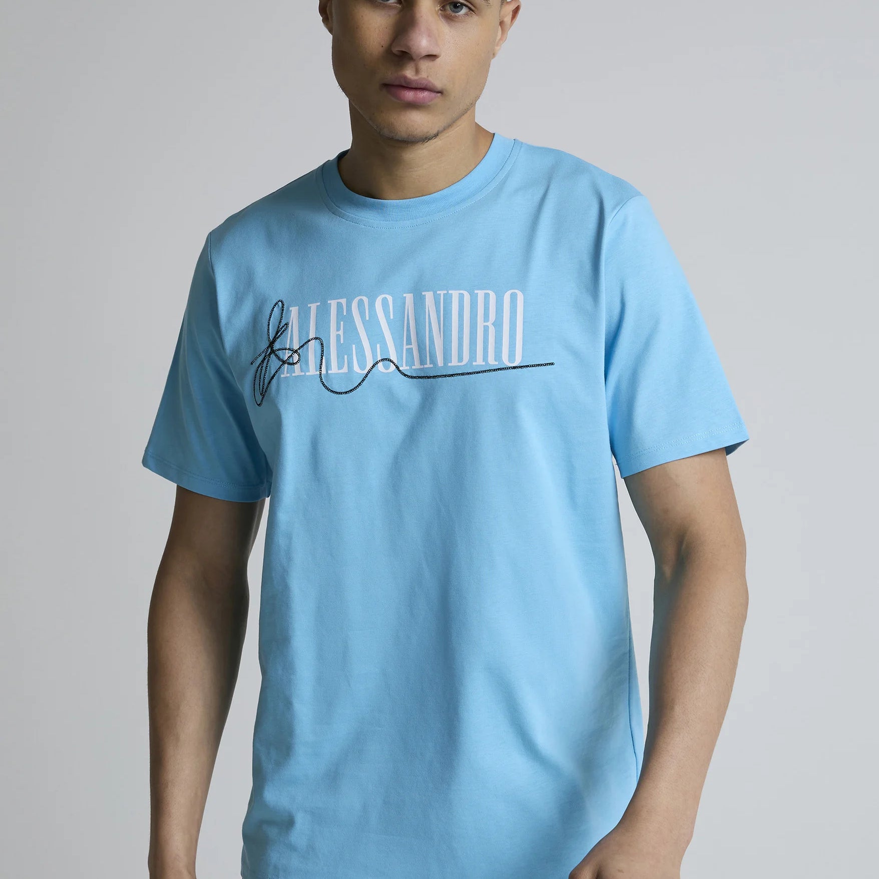Alessandro Zavetti Pometi T-Shirt - Azure Hollow