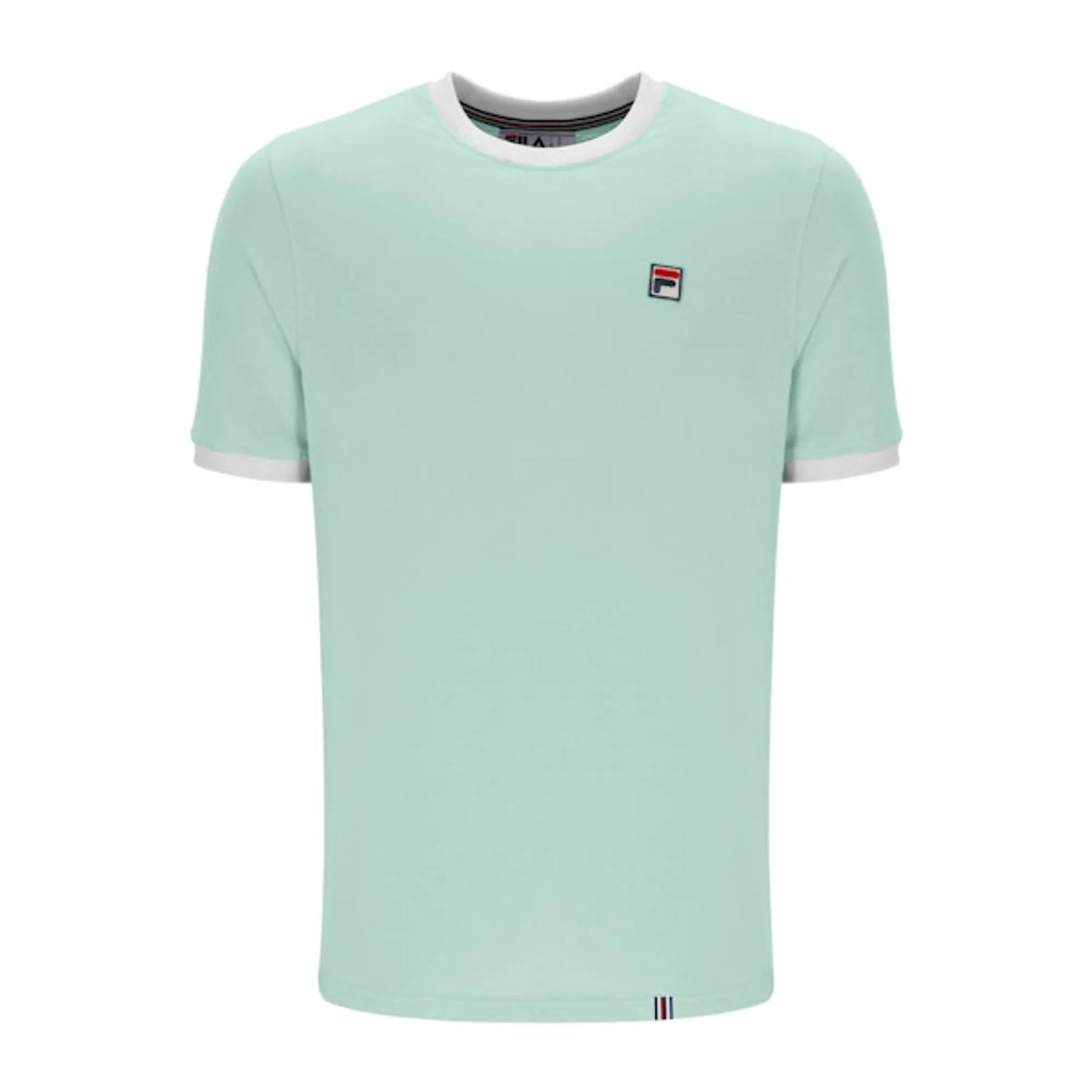 Fila LM1836AT Marconi Essential Ringer T-Shirt - Surf Spray/White