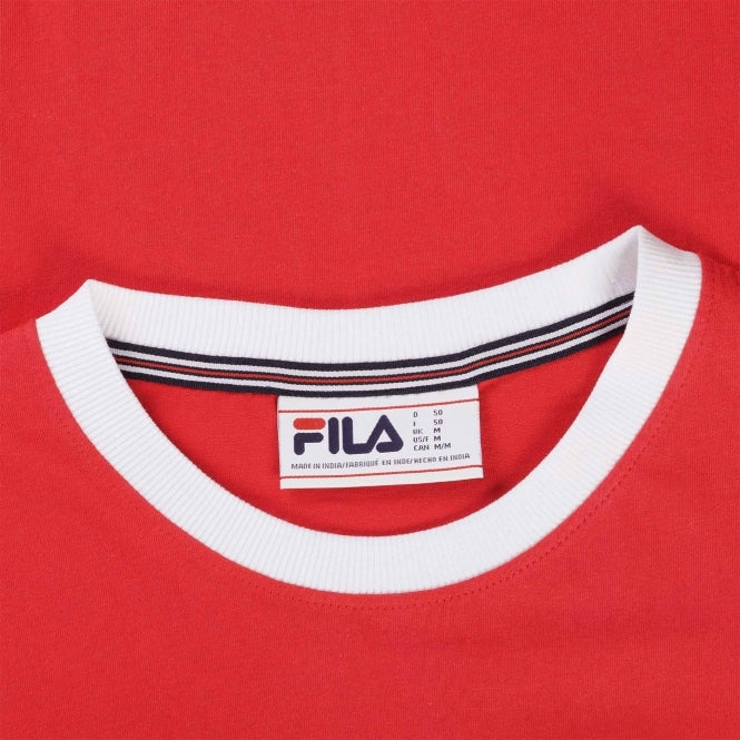 Fila Marconi Essential Ringer T-Shirt 641 Red/White