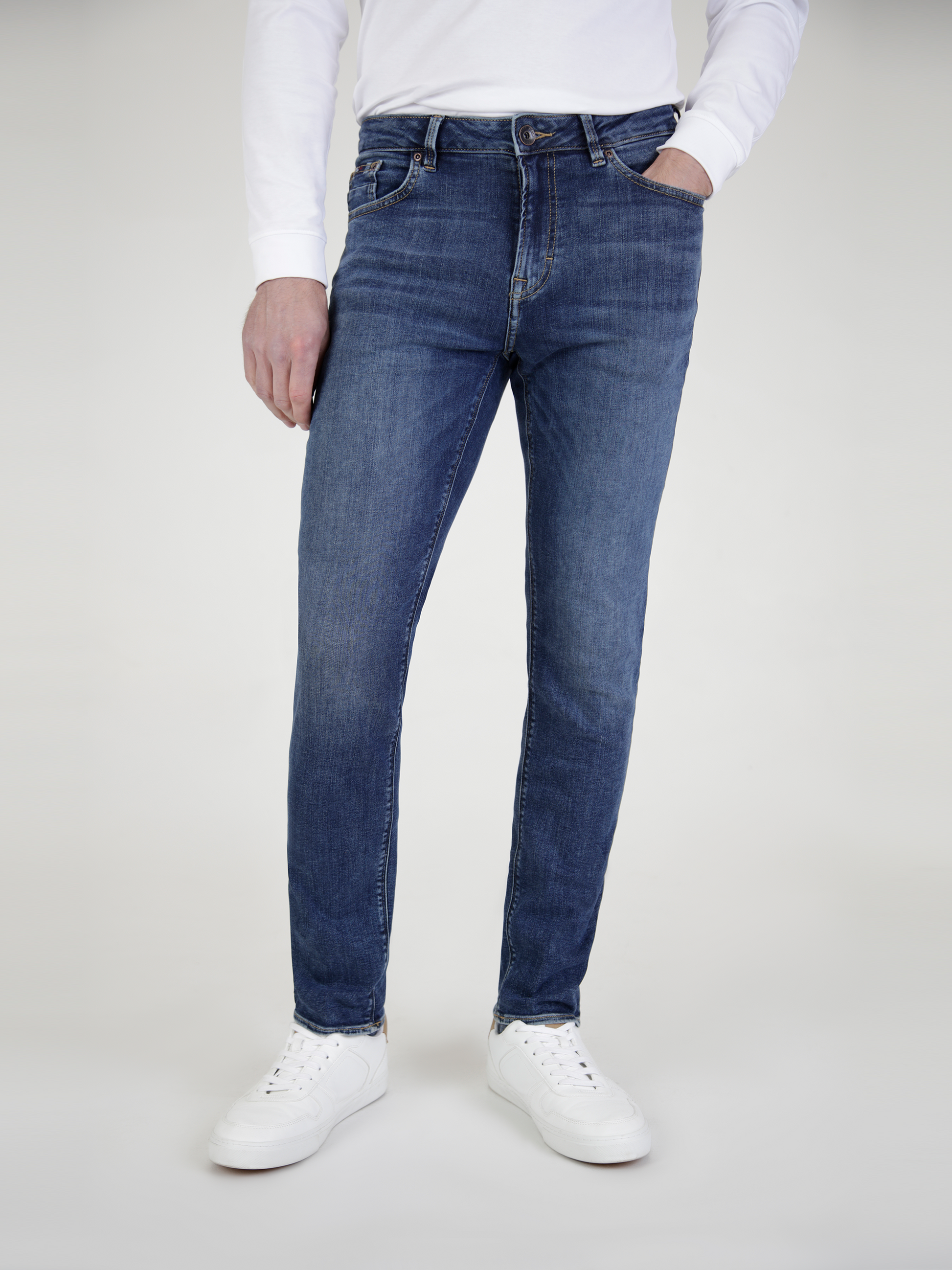 Mish Mash 1984 Flex Active Mid Jeans Mid Blue