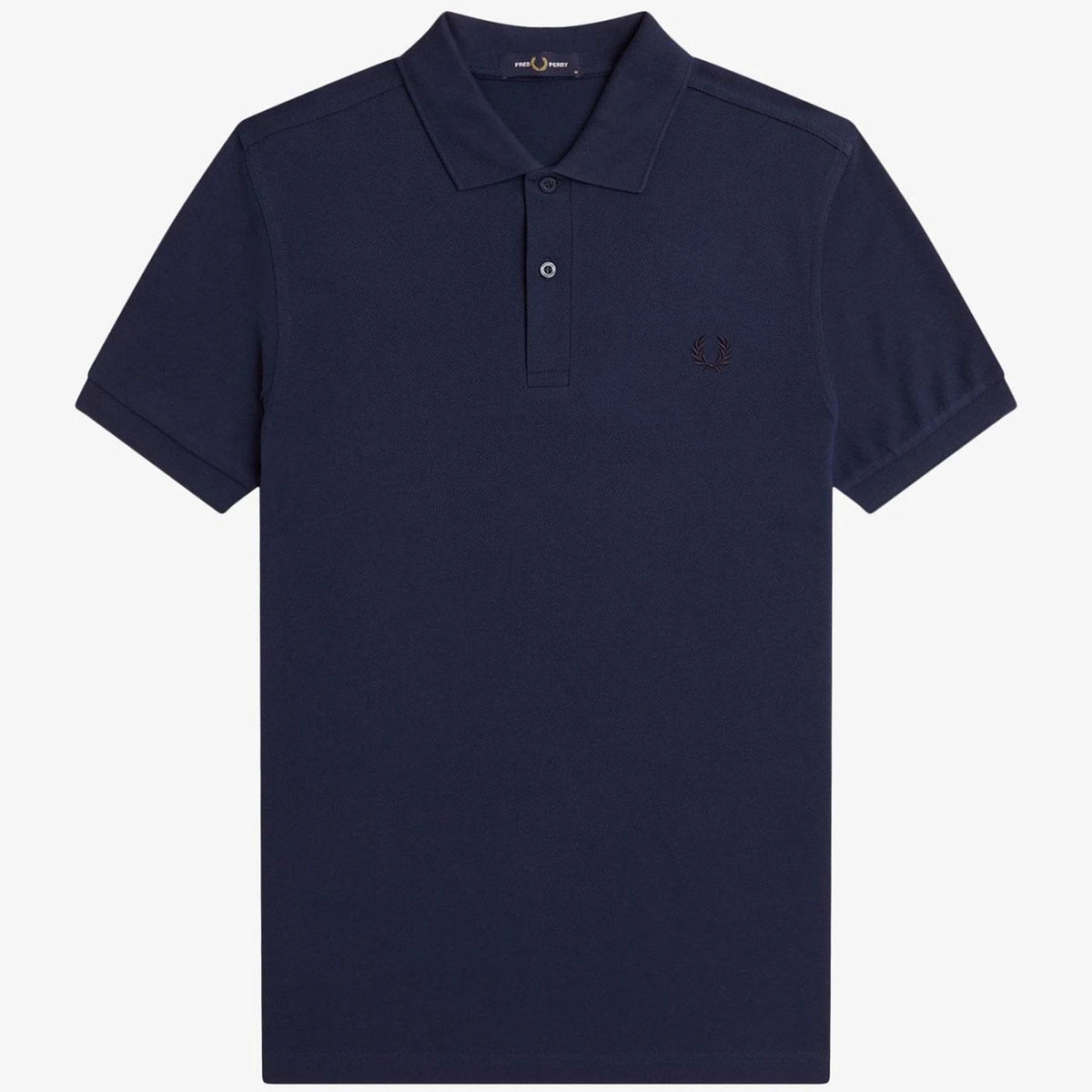 FRED PERRY M6000 PLAIN POLO SHIRT TENNISBLUE/NAVY Y48