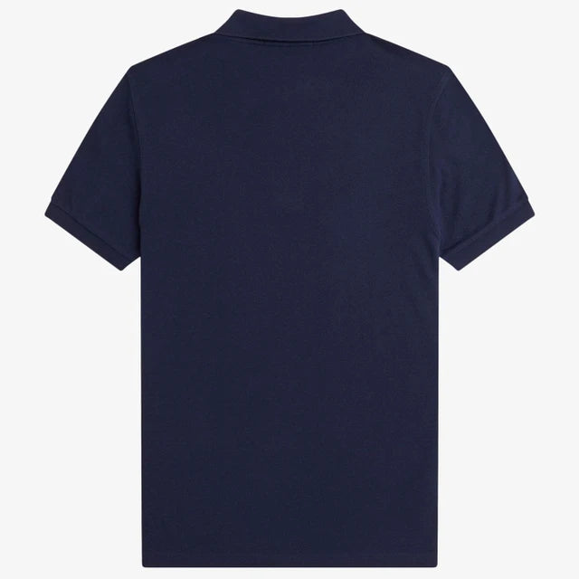 FRED PERRY M6000 PLAIN POLO SHIRT TENNISBLUE/NAVY Y48