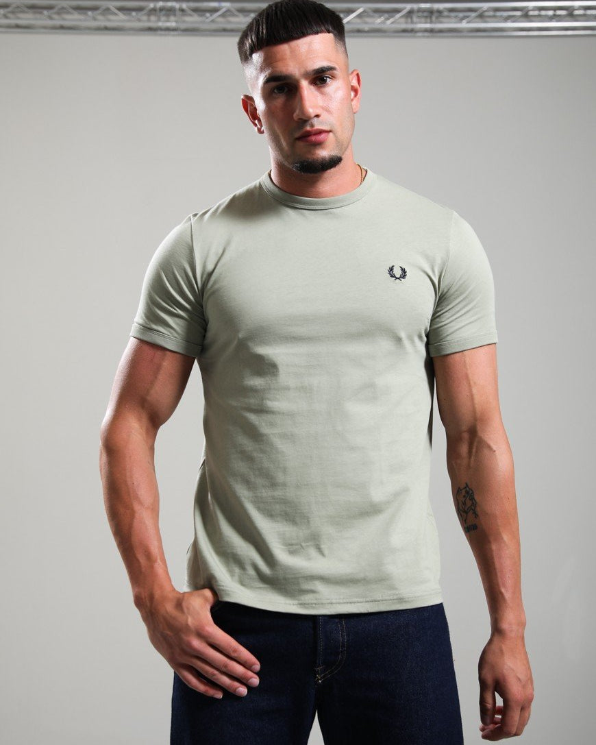 Fred Perry M3519 Ringer T-Shirt R26 - Sawgrass