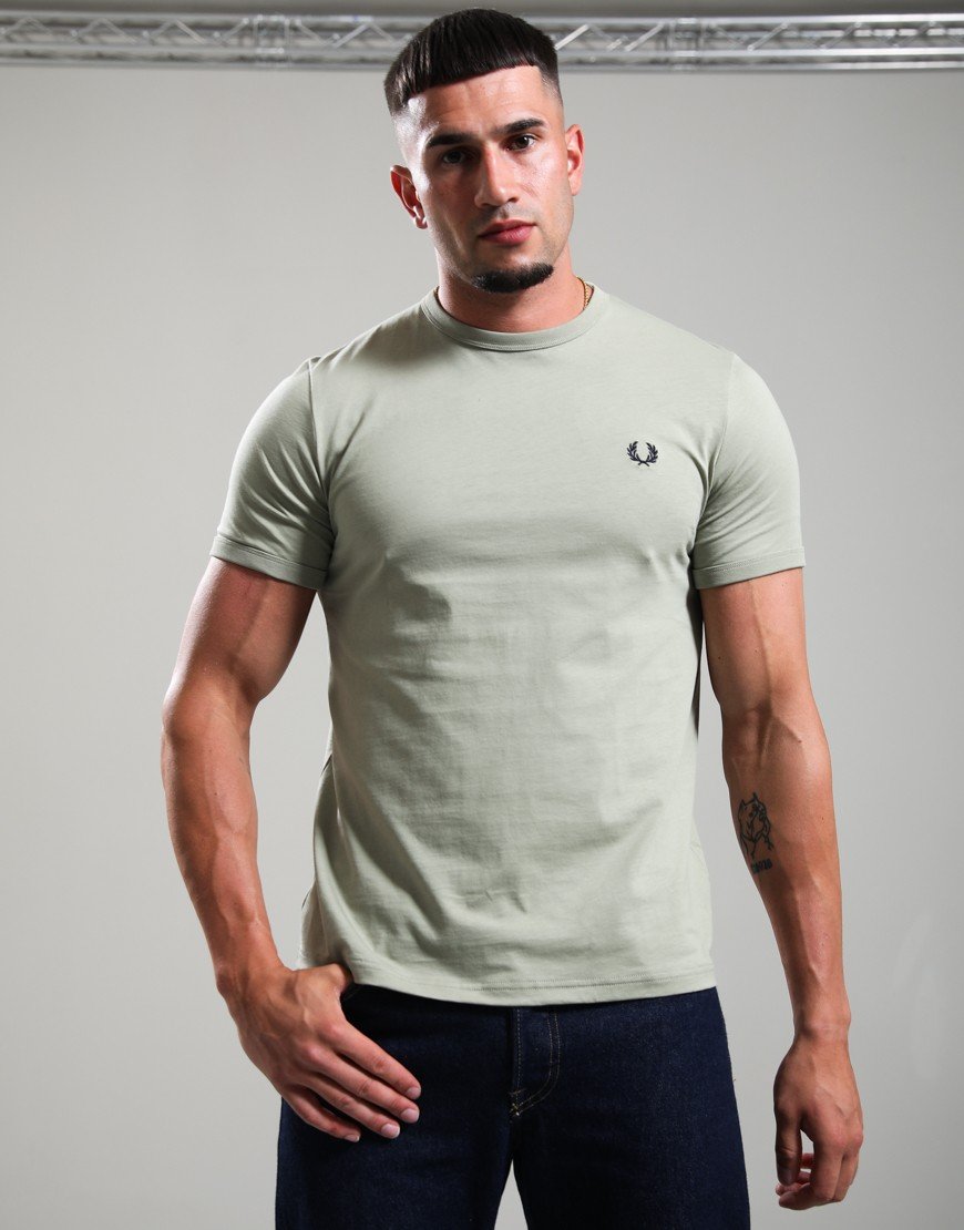 Fred Perry M3519 Ringer T-Shirt R26 - Sawgrass