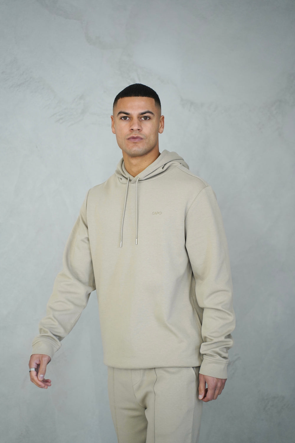 Capo Interlock Hoodie Oat