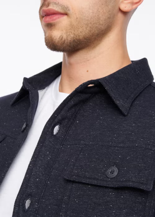 Crosshatch Dakari Overshirt - Navy