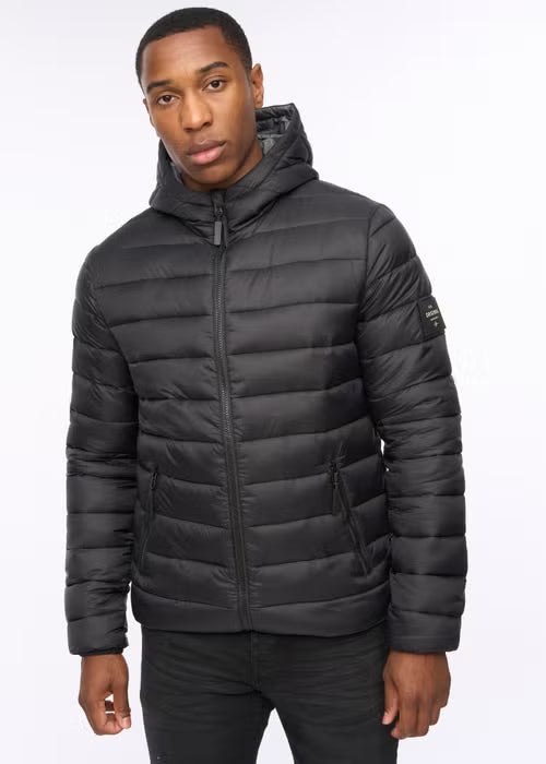 Crosshatch Gattering Jacket - Black