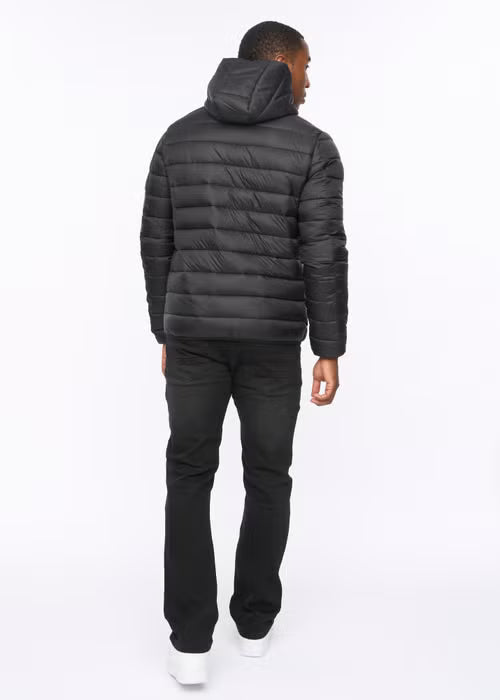 Crosshatch Gattering Jacket - Black
