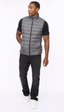 Crosshatch Gattering Gilet - Charcoal