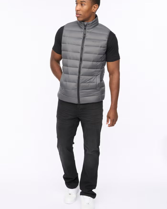 Crosshatch Gattering Gilet - Charcoal