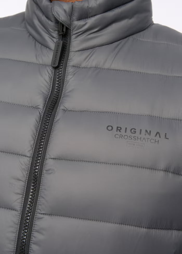 Crosshatch Gattering Gilet - Charcoal