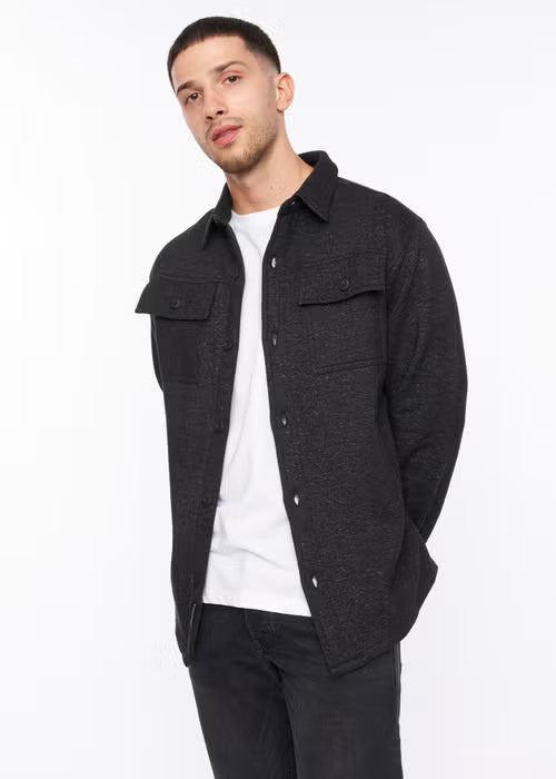 Crosshatch Dakari Overshirt - Charcoal