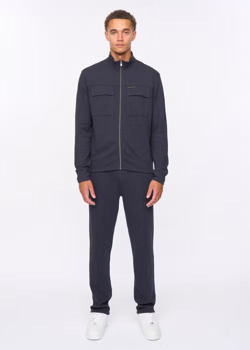 Duck & Cover Tames Zip Hoodie - Navy