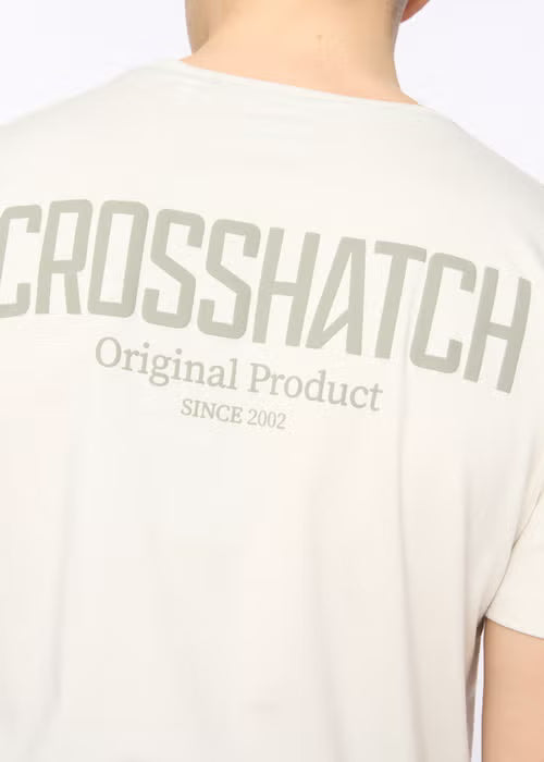 Crosshatch Hoogan T-Shirt - Off White