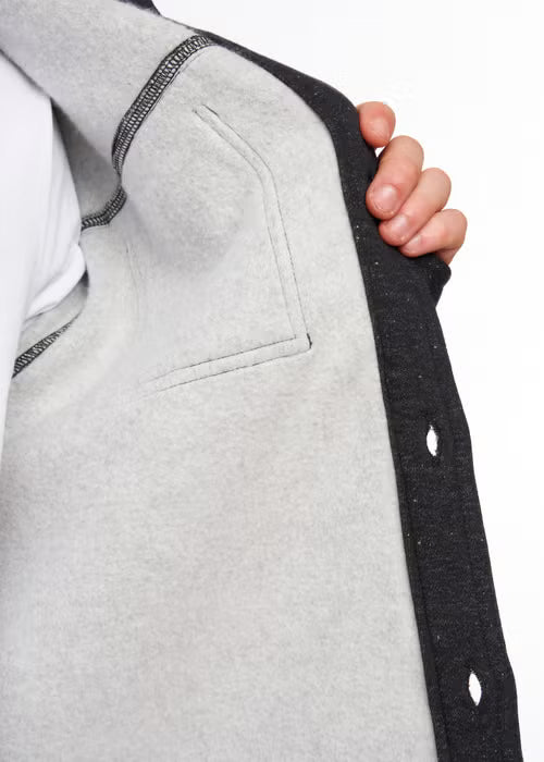 Crosshatch Dakari Overshirt - Charcoal