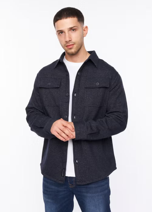 Crosshatch Dakari Overshirt - Navy