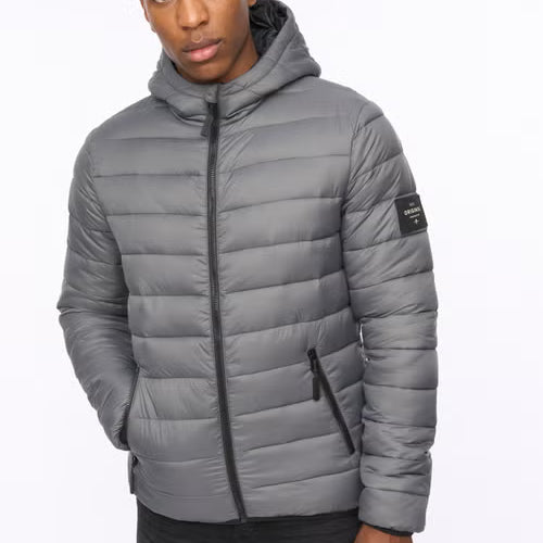 Crosshatch Gattering Jacket - Charcoal