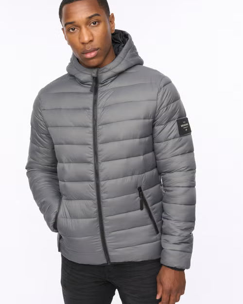 Crosshatch Gattering Jacket - Charcoal