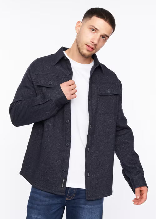 Crosshatch Dakari Overshirt - Navy