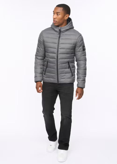 Crosshatch Gattering Jacket - Charcoal