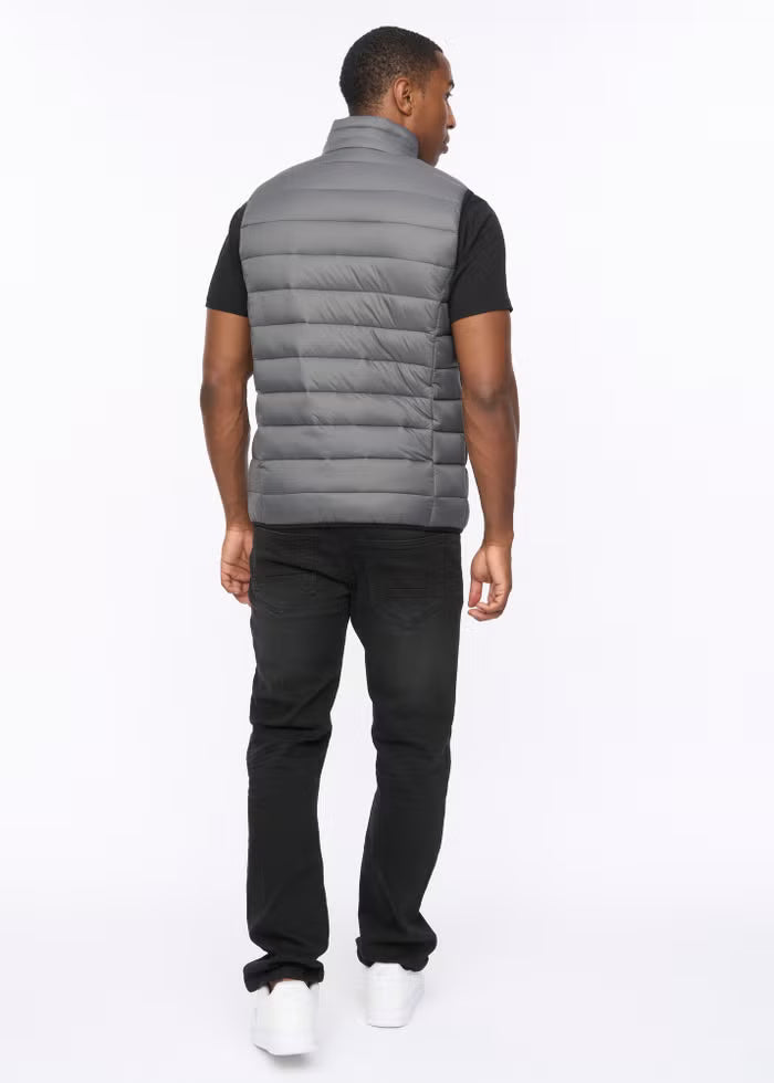 Crosshatch Gattering Gilet - Charcoal