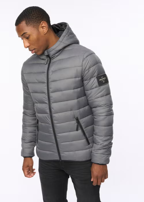Crosshatch Gattering Jacket - Charcoal