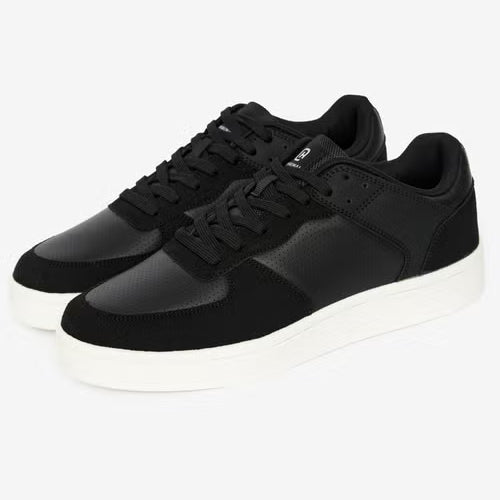 Crosshatch Avelino Trainers - Black/White