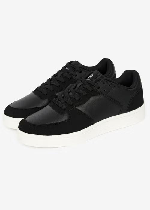 Crosshatch Avelino Trainers - Black/White