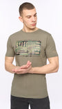 Crosshatch Wenfore T-Shirt - Dark Sage