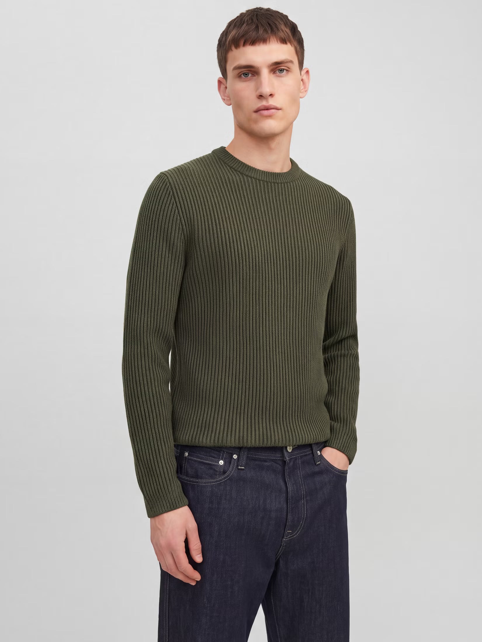 Jack & Jones Dover Knitted Crewneck - Roisin/Twist