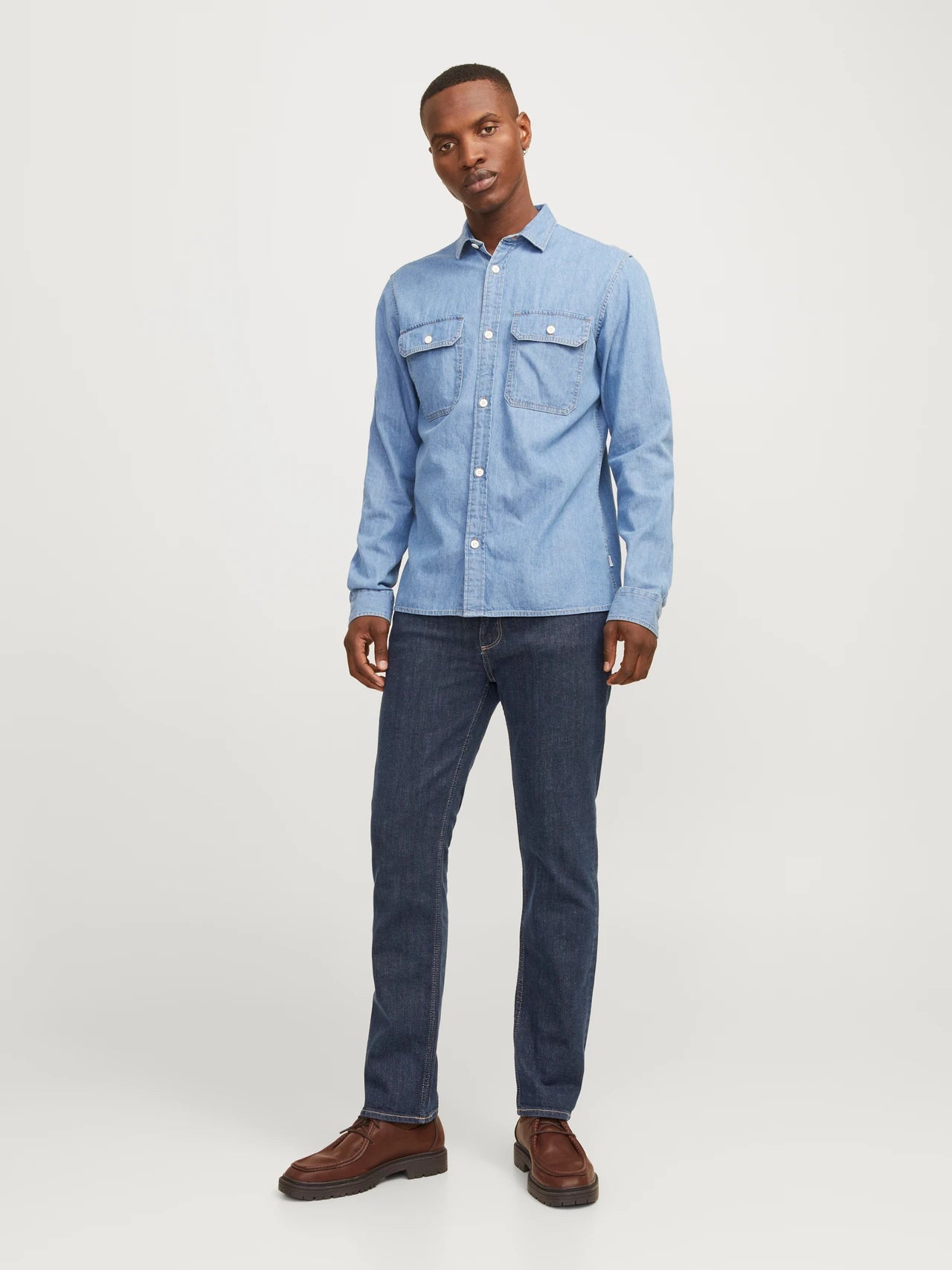 Jack & Jones Clark Evan Regular Fit Jeans - 698 Raw Blue