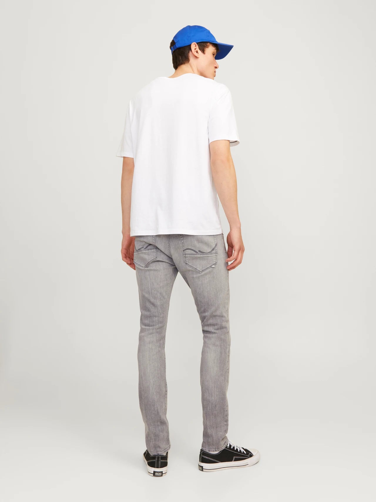 Jack & Jones Glenn Fox 492 Slim Fit Jeans - Grey Denim