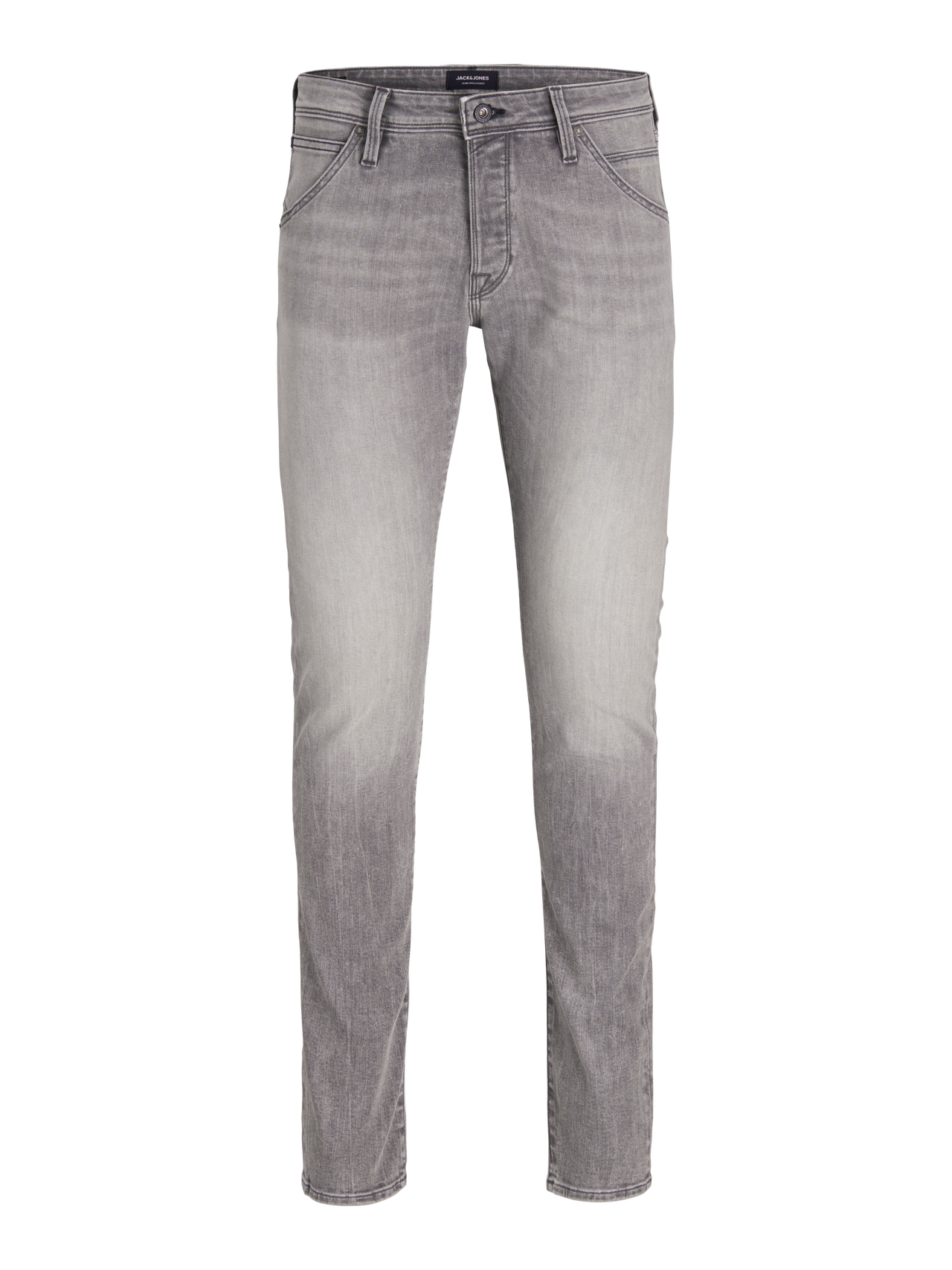 Jack & Jones Glenn Fox 492 Slim Fit Jeans - Grey Denim