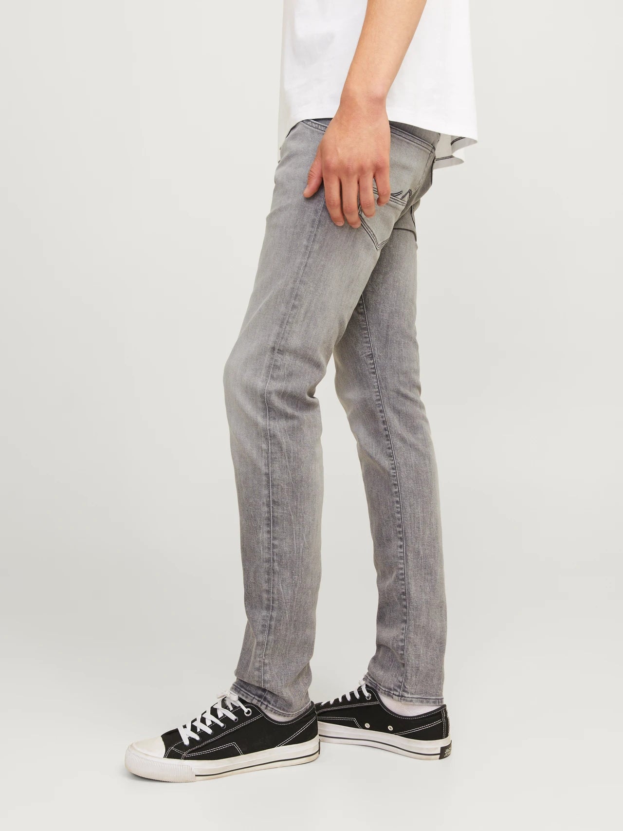Jack & Jones Glenn Fox 492 Slim Fit Jeans - Grey Denim