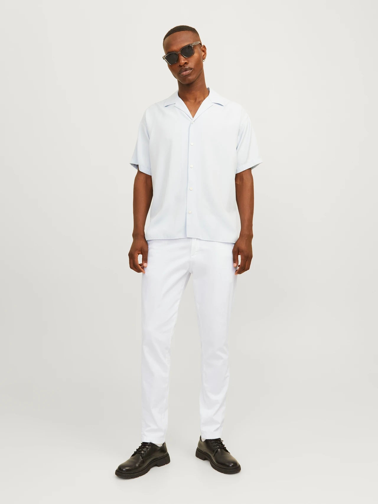 Jack & Jones Marco Bowie Slim Fit Chino - White